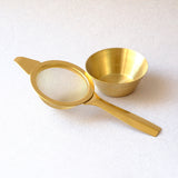 Stainless Steel Gold Tea Strainer