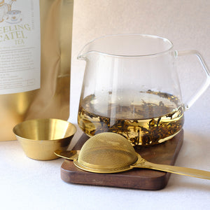 Stainless Steel Gold Tea Strainer