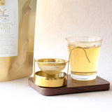 Stainless Steel Gold Tea Strainer - Multifunctional