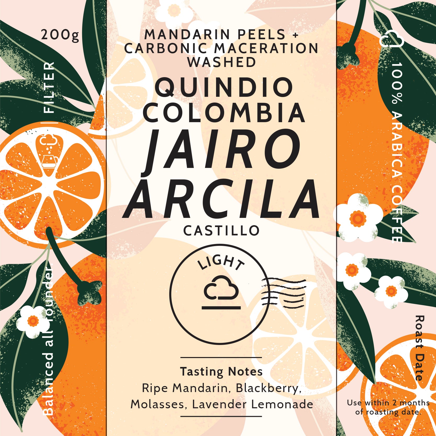 Quindio Colombia, Jairo Arcila 200g // NEW